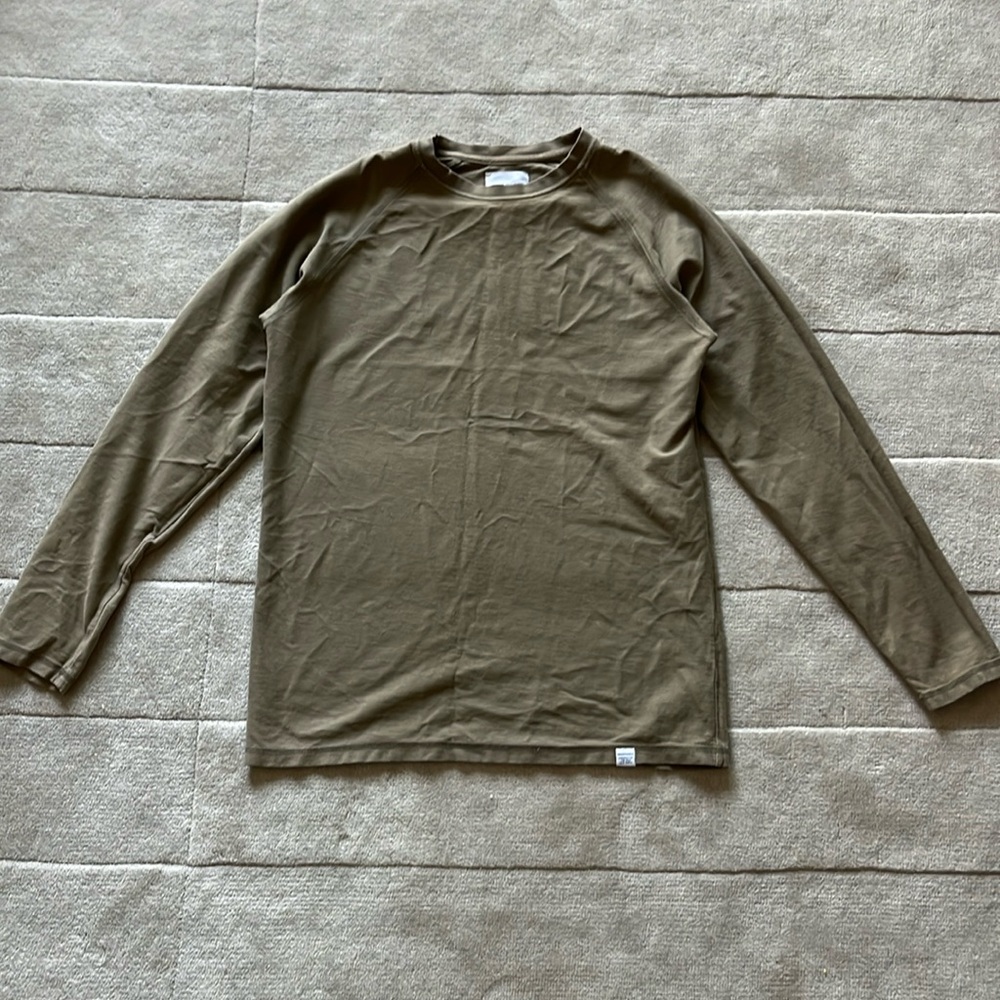 NORSE PROJECTS long sleeved green tee size Medium